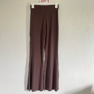 brown h&m pants